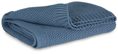 3 Brothers Decor - Ashley Furniture - Gayelery Throw (Set of 3) - Throw (3/CS) / Blue - A1001087