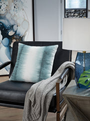 3 Brothers Decor - Ashley Furniture - Elonwich Pillows - Pillow (4/CS) / Teal/White - A1001106