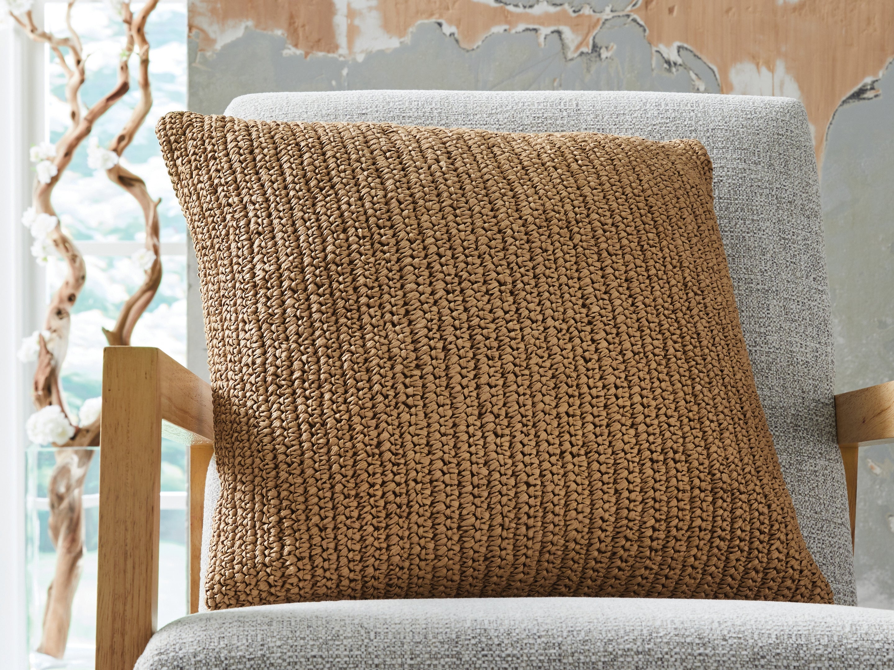 3 Brothers Decor - Ashley Furniture - Habenvale Pillows - Pillow (4/CS) / Tan - A1001120