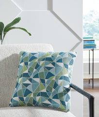 3 Brothers Decor - Ashley Furniture - Seanow Next-Gen Nuvella Pillows - Pillow (4/CS) / Green/Turquoise/White - A1900005
