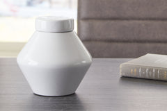 3 Brothers Decor - Ashley Furniture - Domina Jar (Set of 2) - Jar (2/CS) / White - A2000484