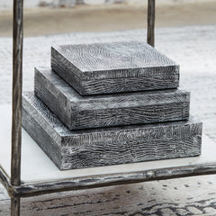 3 Brothers Decor - Ashley Furniture - Keldy Box (Set of 3) - Box Set (3/CN) / Antique Pewter Finish - A2000491