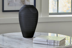 3 Brothers Decor - Ashley Furniture - Etney Vase - Vase / Slate - A2000510