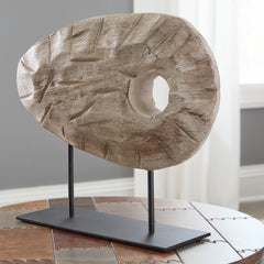 3 Brothers Decor - Ashley Furniture - Dashburn Sculpture - Sculpture / Antique White/Black - A2000561