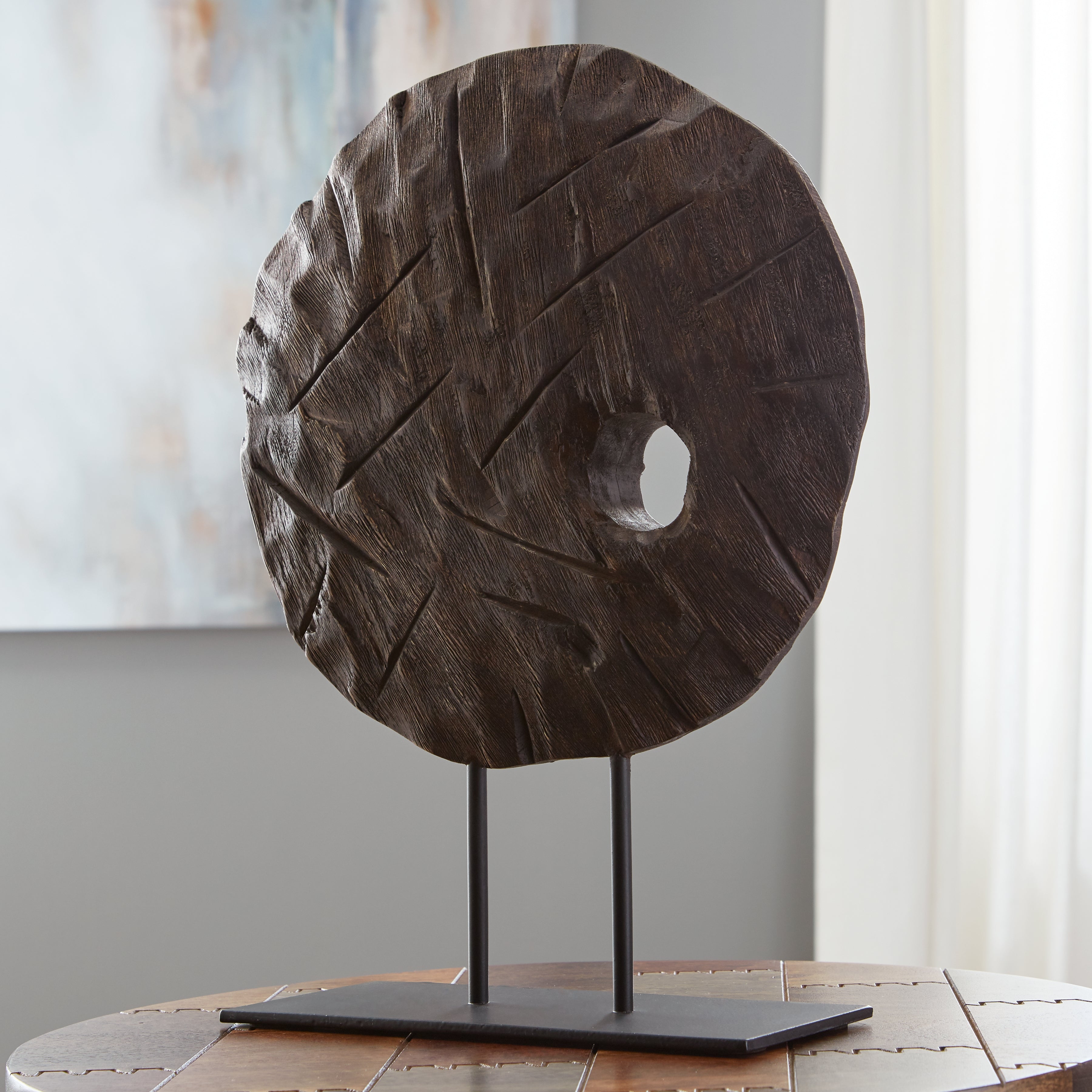 3 Brothers Decor - Ashley Furniture - Dashburn Sculpture - Sculpture / Brown/Black - A2000562