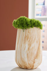 3 Brothers Decor - Ashley Furniture - Cammen Vase - Vase / Tan/White - A2000646
