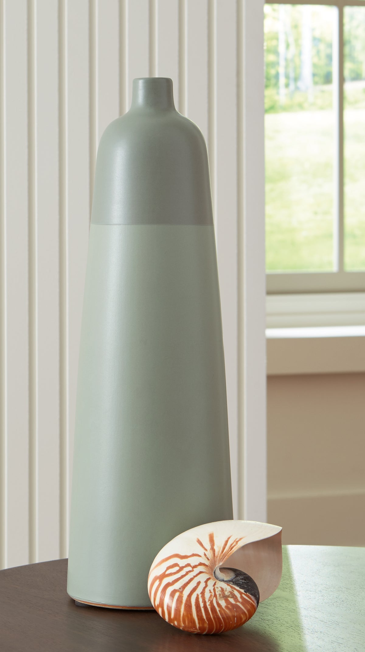 3 Brothers Decor - Ashley Furniture - Peerland Vase - Vase / Sage Green - A2000656