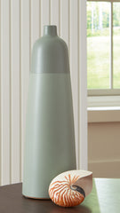 3 Brothers Decor - Ashley Furniture - Peerland Vase - Vase / Sage Green - A2000656