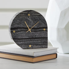3 Brothers Decor - Ashley Furniture - Janmour Table Clock (Set of 2) - Table Clock (2/CS) / Black - A2000661