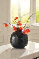 3 Brothers Decor - Ashley Furniture - Ryanford Vase - Vase / Black - A2000717