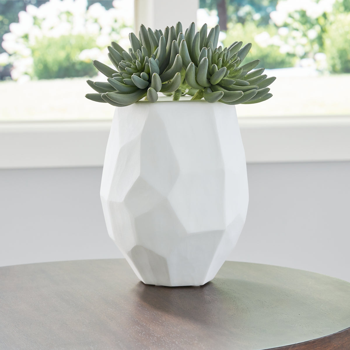 3 Brothers Decor - Ashley Furniture - Karenton Vase - Vase / White - A2000721
