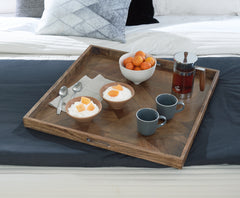 3 Brothers Decor - Ashley Furniture - Heddford Tray - Tray / Brown - A2000722