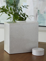 3 Brothers Decor - Ashley Furniture - Haddworth Jar - Jar / Antique White - A2000780