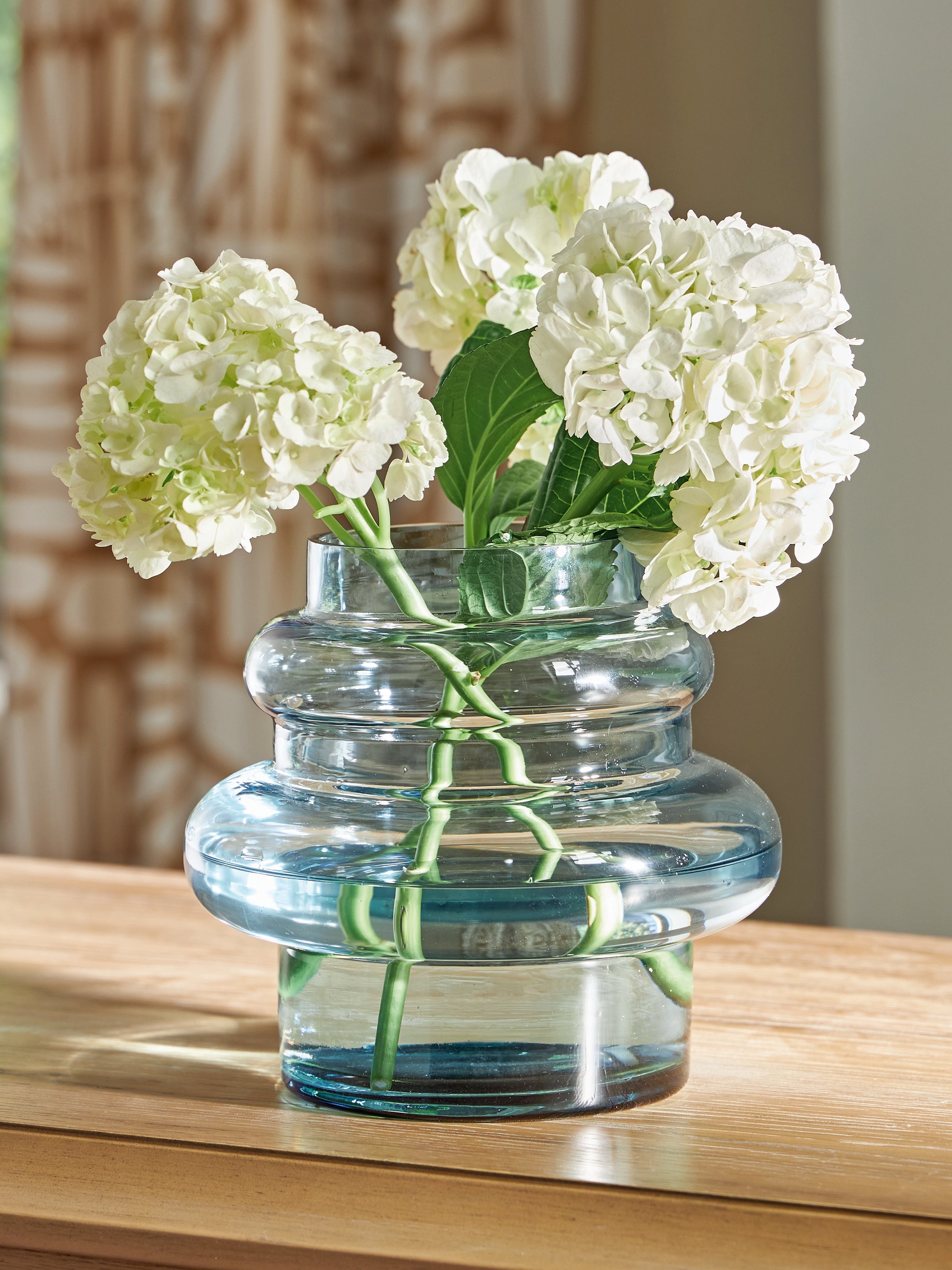 3 Brothers Decor - Ashley Furniture - Vallmen Vase - Vase / Blue - A2000799