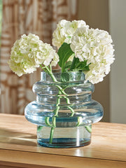 3 Brothers Decor - Ashley Furniture - Vallmen Vase - Vase / Blue - A2000799