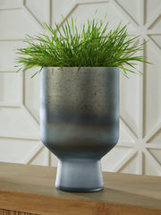 3 Brothers Decor - Ashley Furniture - Pennmore Vase - Vase / Antique Blue - A2000813