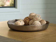 3 Brothers Decor - Ashley Furniture - Wallmen Tray - Tray / Champagne Gold Finish - A2000817
