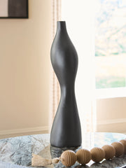 3 Brothers Decor - Ashley Furniture - Judsen Vase - Vase / Black - A2000835