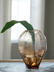 3 Brothers Decor - Ashley Furniture - Ewart Vase - Vase / Light Brown - A2000866