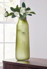 3 Brothers Decor - Ashley Furniture - Scottyard Vase - Vase / Olive Green - A2900009