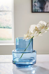 3 Brothers Decor - Ashley Furniture - Bealen Vase - Vase / Dark Blue - A2900012