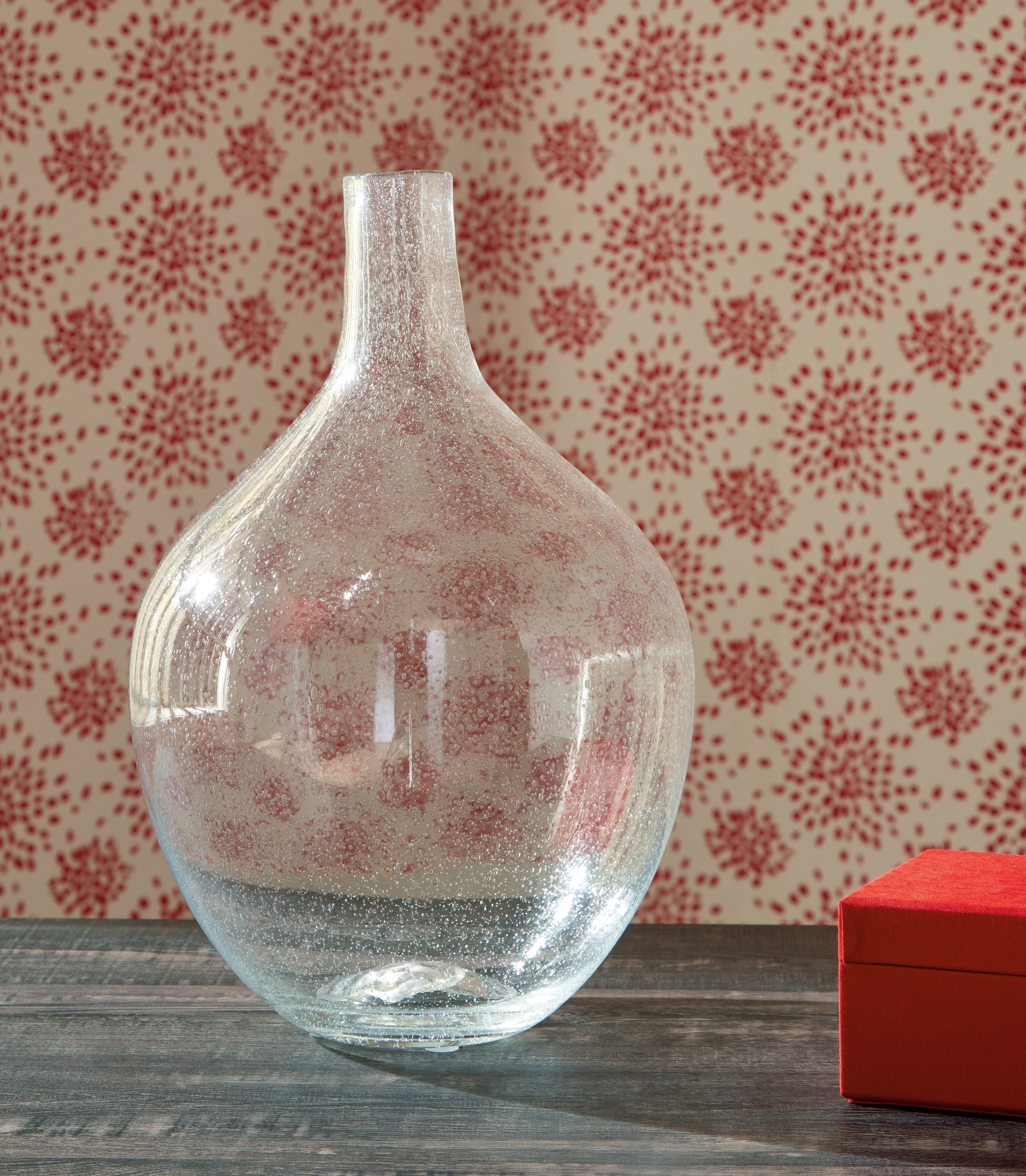 3 Brothers Decor - Ashley Furniture - Kurthorne Vase - Vase / Clear - A2900028