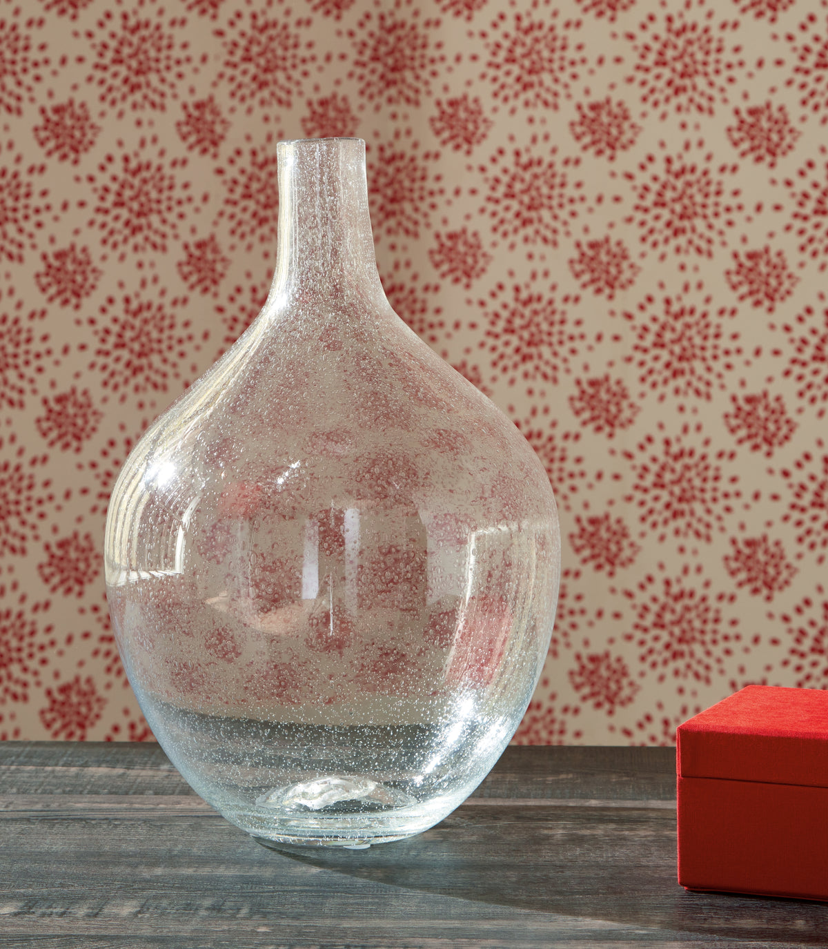 3 Brothers Decor - Ashley Furniture - Kurthorne Vase - Vase / Clear - A2900028