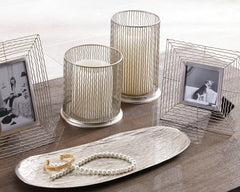 3 Brothers Decor - Ashley Furniture - Dympna Accessory Set (Set of 5) - Accessory Set (5/CN) / Silver Finish - A2C00115