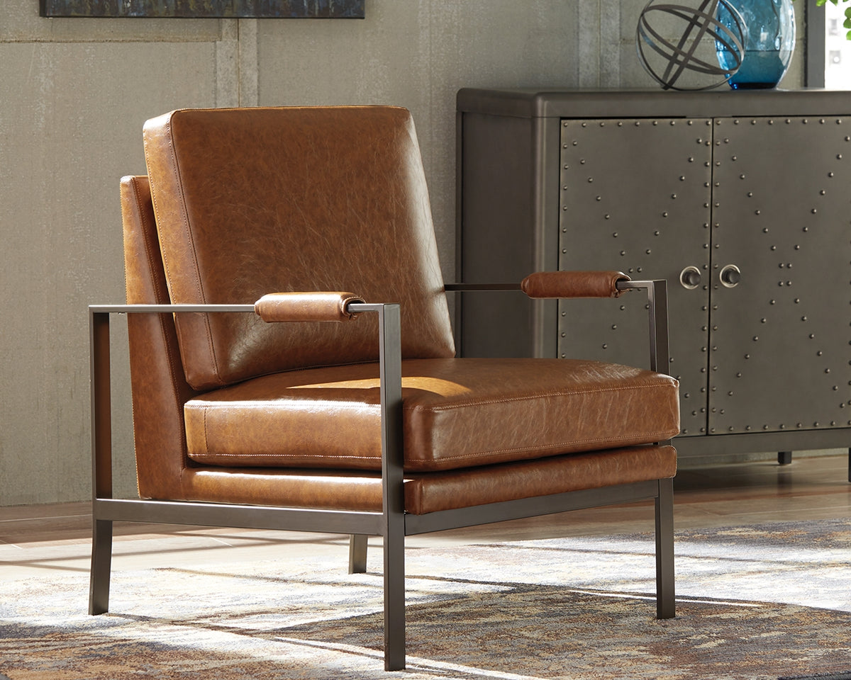 3 Brothers Decor - Ashley Furniture - Peacemaker Accent Chair - Accent Chair / Brown - A3000029