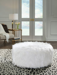 3 Brothers Decor - Ashley Furniture - Galice Living Room - Oversized Accent Ottoman / White - A3000334