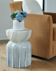 3 Brothers Decor - Ashley Furniture - Michamere Stool - Stool / Gray/Taupe - A3000619