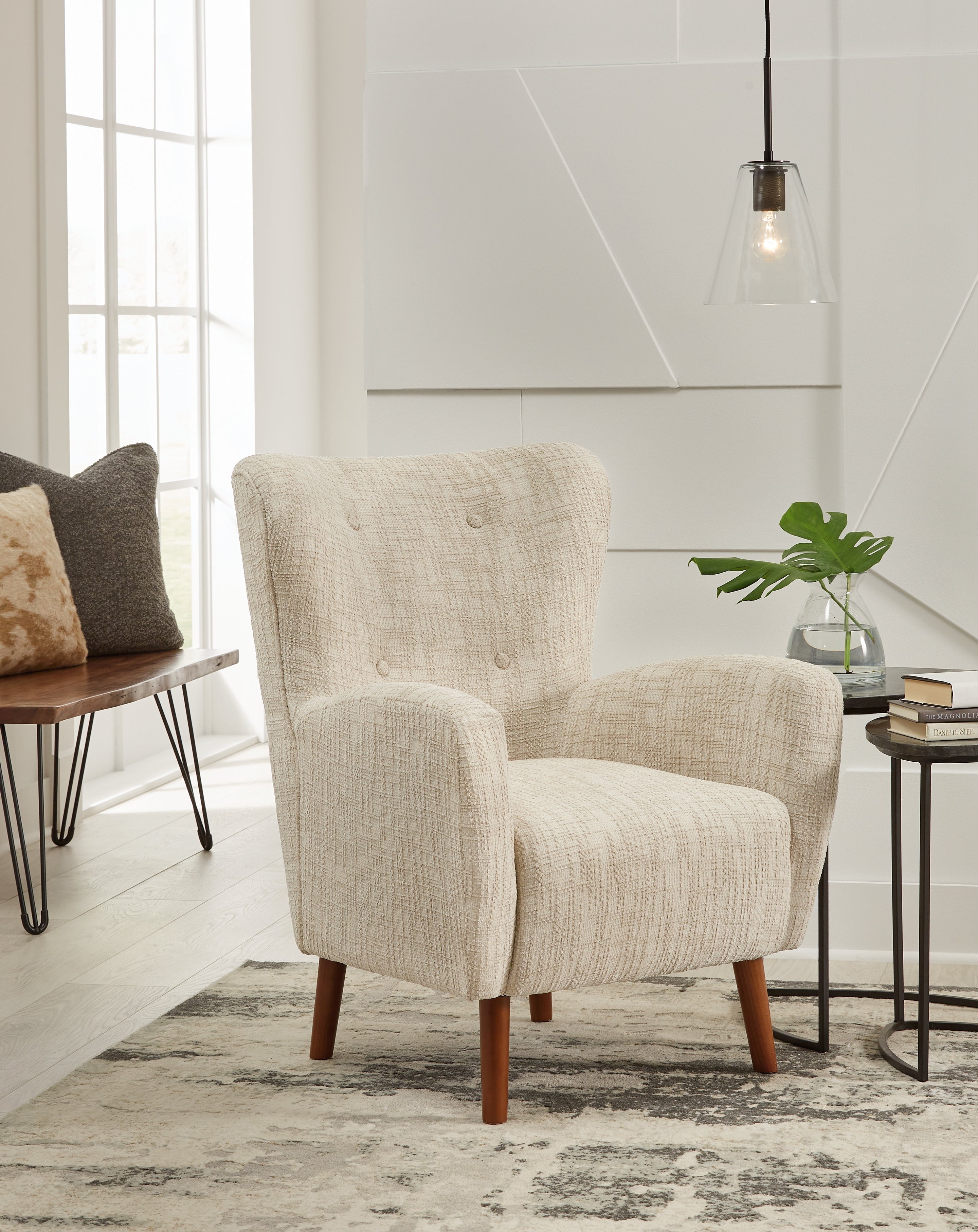 3 Brothers Decor - Ashley Furniture - Jemison Next-Gen Nuvella Accent Chair - Accent Chair / Dune - A3000638