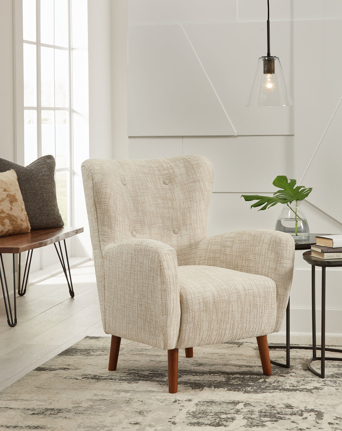 3 Brothers Decor - Ashley Furniture - Jemison Next-Gen Nuvella Accent Chair - Accent Chair / Dune - A3000638