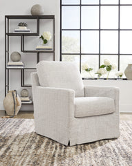 3 Brothers Decor - Ashley Furniture - Nenana Next-Gen Nuvella Swivel Glider Accent Chair - Swivel Glider Accent Chair / Stone - A3000644