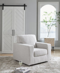 3 Brothers Decor - Ashley Furniture - Olwenburg Swivel Accent Chair - Swivel Accent Chair / Taupe - A3000650