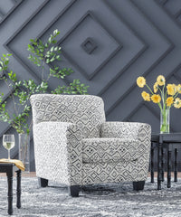 3 Brothers Decor - Ashley Furniture - Hayesdale Accent Chair - Accent Chair / Black/Cream - A3000658