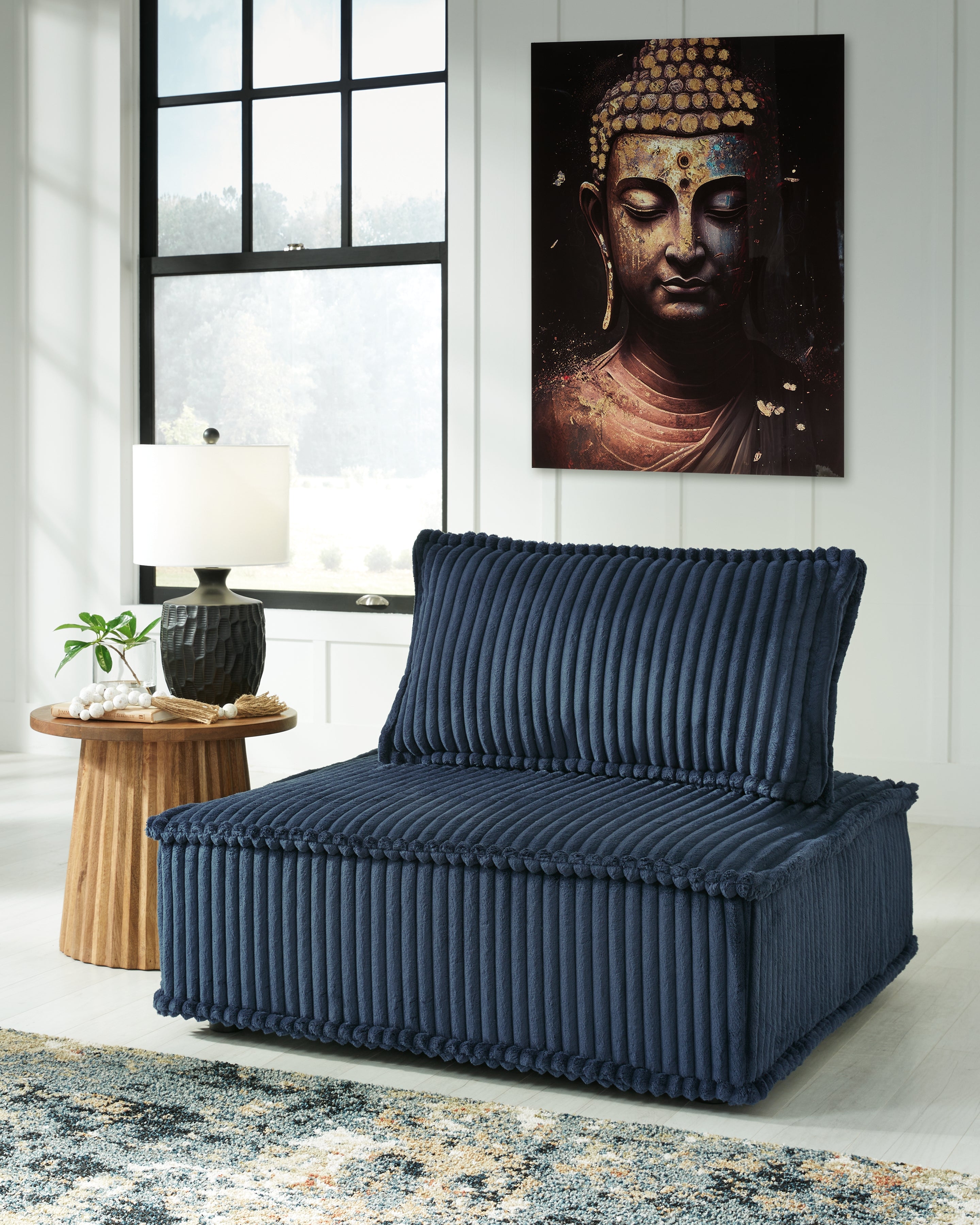 3 Brothers Decor - Ashley Furniture - Bales Accent Chair - Accent Chair / Navy - A3000662