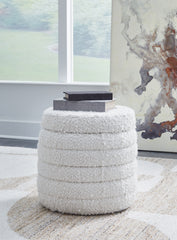 3 Brothers Decor - Ashley Furniture - Duntler Living Room - Storage Ottoman / Ivory - A3000678