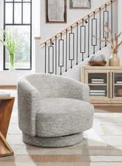 3 Brothers Decor - Ashley Furniture - Wardsor Swivel Accent Chair - Swivel Accent Chair / Stone - A3000731