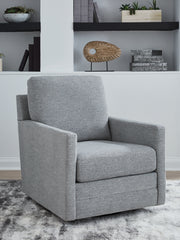 3 Brothers Decor - Ashley Furniture - Freybourne Next-Gen Nuvella Swivel Accent Chair - Swivel Accent Chair / Twill - A3000736