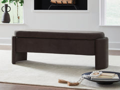 3 Brothers Decor - Ashley Furniture - Vavuniya Storage Bench - Storage Bench / Brown / 56"W x 19"D x 19"H - A3000750