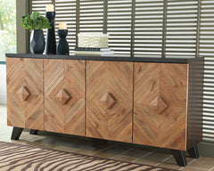 3 Brothers Decor - Ashley Furniture - Robin Ridge Accent Cabinet - Accent Cabinet / Two-tone Brown - A4000031