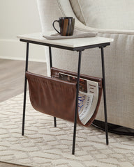 3 Brothers Decor - Ashley Furniture - Etanbury Accent Table - Accent Table / Brown/Black/White - A4000254