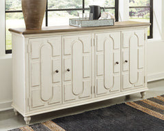 3 Brothers Decor - Ashley Furniture - Roranville Accent Cabinet - Accent Cabinet / Antique White - A4000268