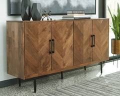 3 Brothers Decor - Ashley Furniture - Prattville Accent Cabinet - Accent Cabinet / Brown - A4000308