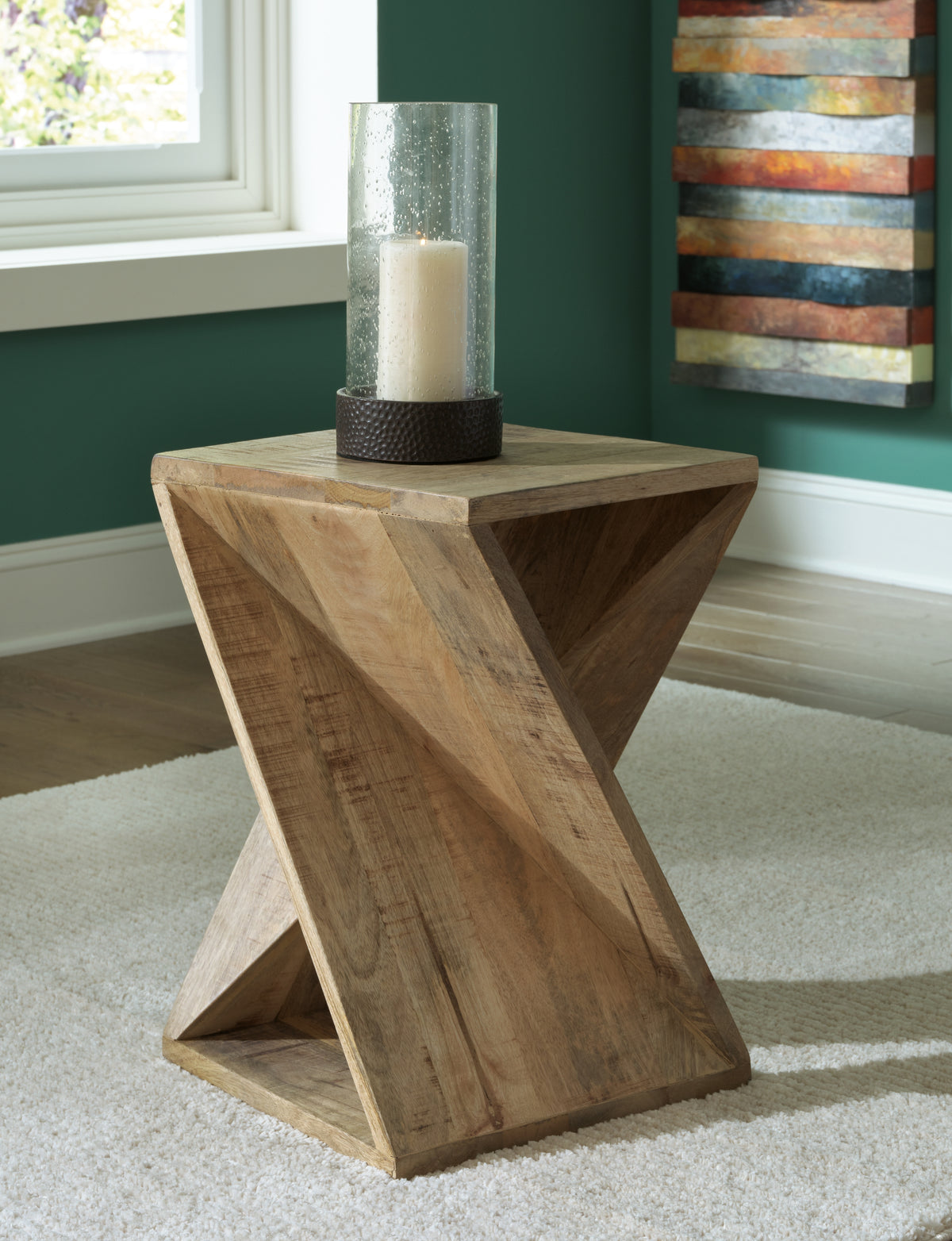 3 Brothers Decor - Ashley Furniture - Zalemont Accent Table - Accent Table / Distressed Brown - A4000510