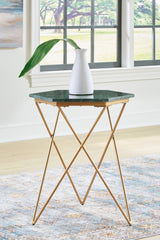 3 Brothers Decor - Ashley Furniture - Engelton Accent Table - Accent Table / Green/Gold - A4000526