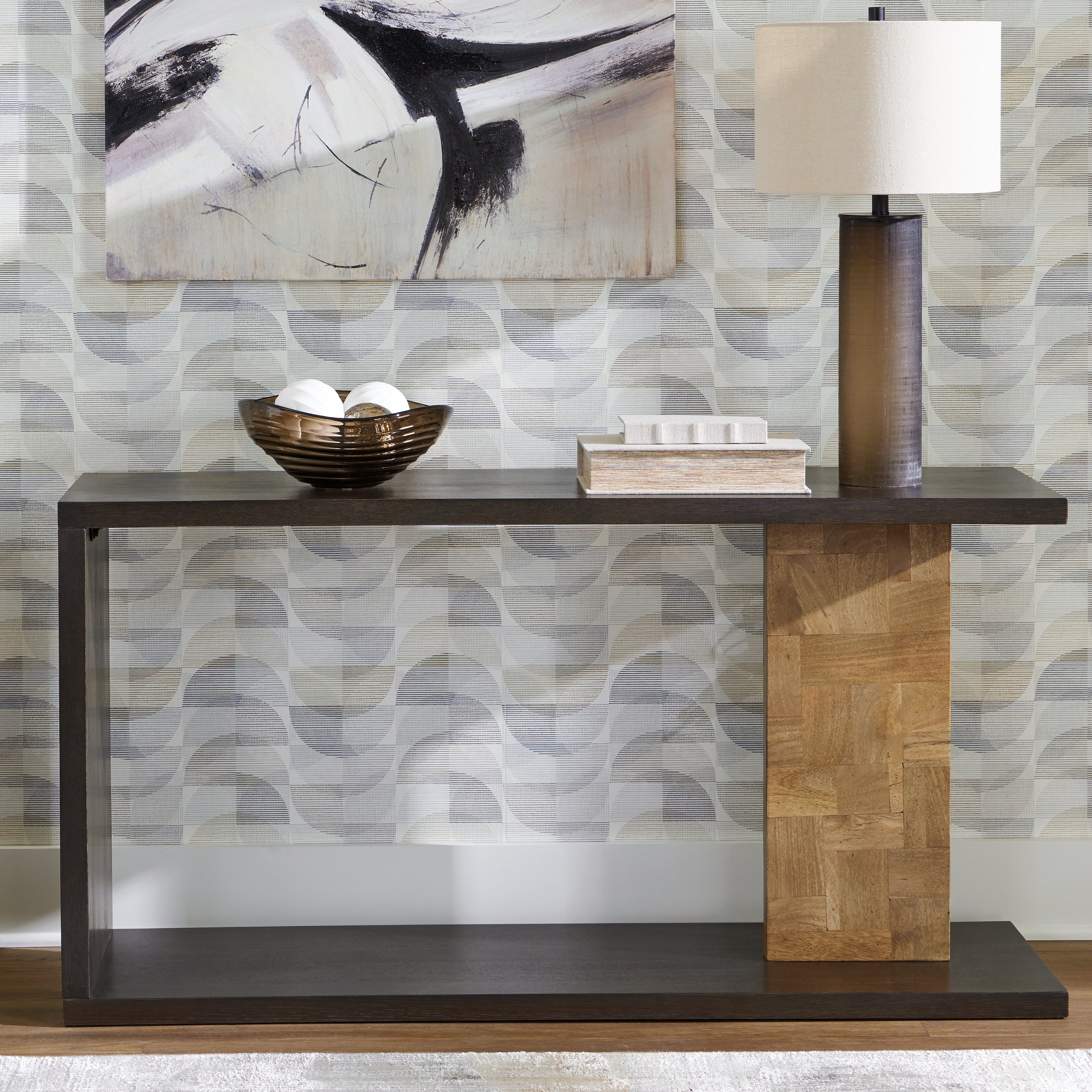 3 Brothers Decor - Ashley Furniture - Camlett Console Sofa Table - Console Sofa Table / Brown - A4000594