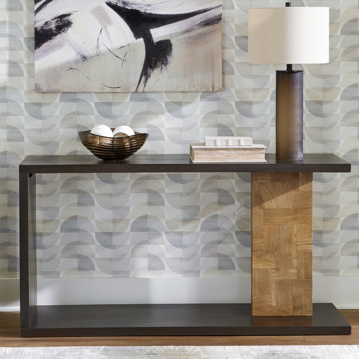 3 Brothers Decor - Ashley Furniture - Camlett Console Sofa Table - Console Sofa Table / Brown - A4000594