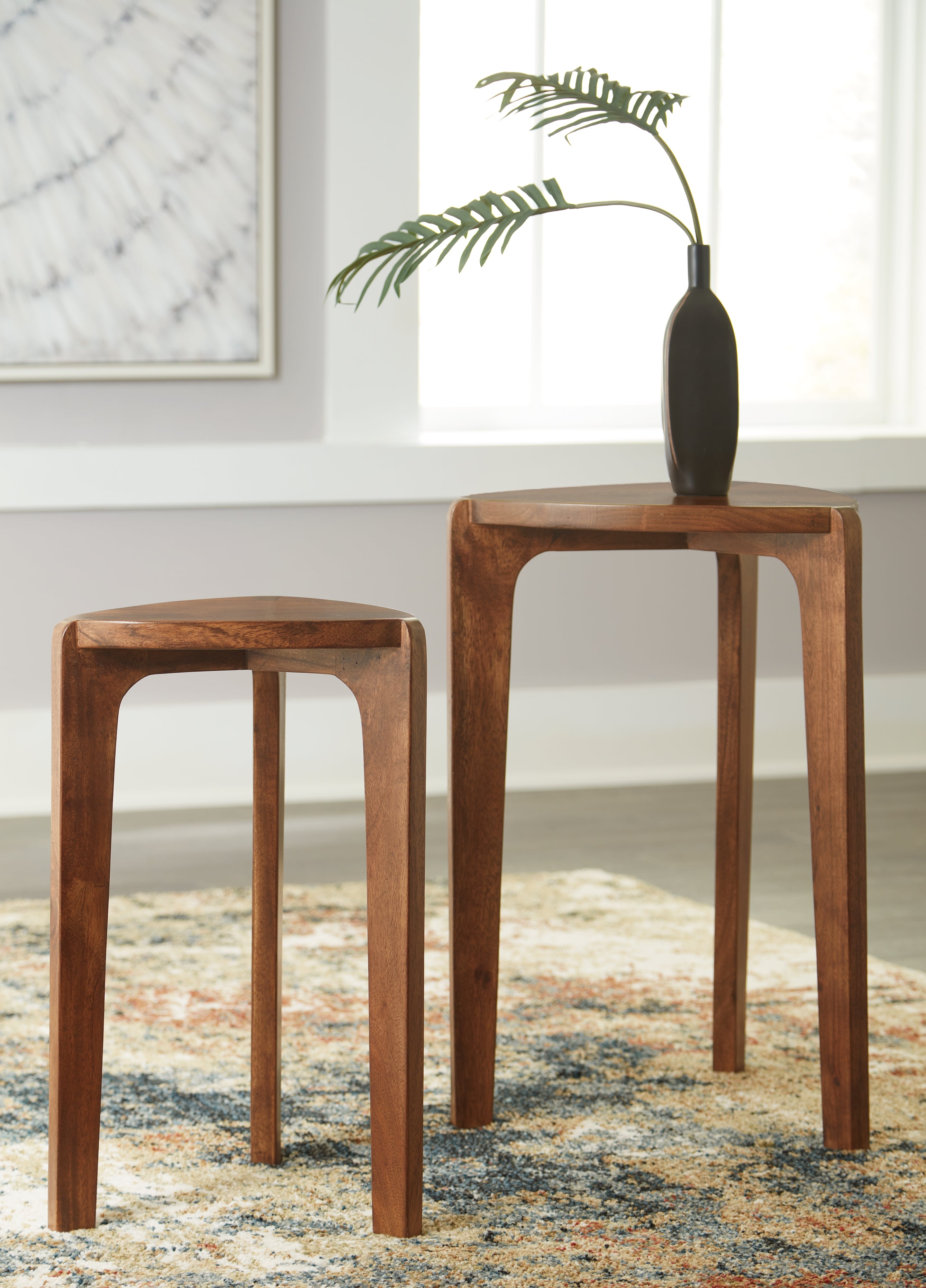 3 Brothers Decor - Ashley Furniture - Brynnleigh Accent Table (Set of 2) - Accent Table Set (Set of 2) / Medium Brown - A4000607
